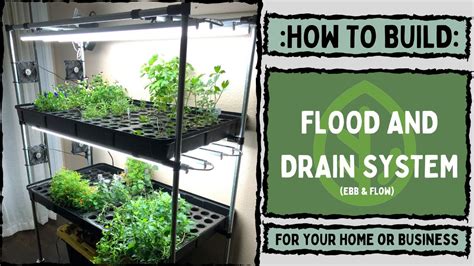 Hydroponic Flood And Drain How To Custom Build On The Grow