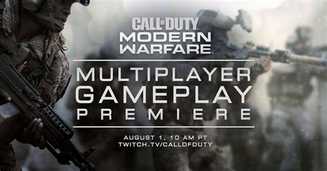 Call Of Duty Modern Warfare Multiplayer Gameplay Reveal