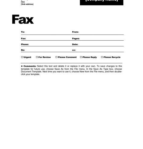 037 Fax Cover Sheet Template Word Ideas Editable How To