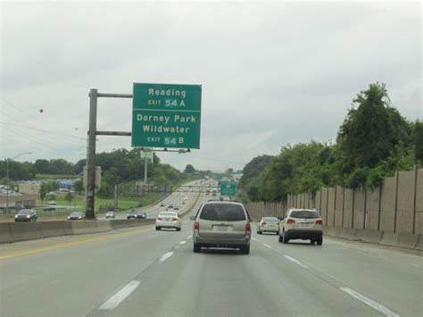 Pennsylvania Interstate 78 Westbound Cross Country Roads