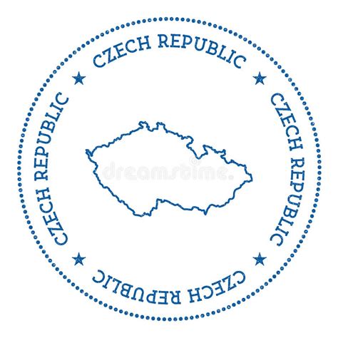 Votante En Un Fondo De La Bandera De La República Checa Ilustración 3d