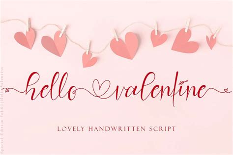 Hello Valentine Font Dafont Free