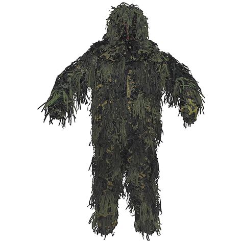 Mfh Ghillie Yowie Set Camouflage Suit Airsoft Hunting 3d Body System