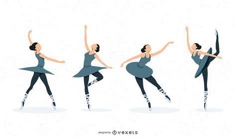 Descarga Vector De Arte Vectorial De Bailarina De Ballet