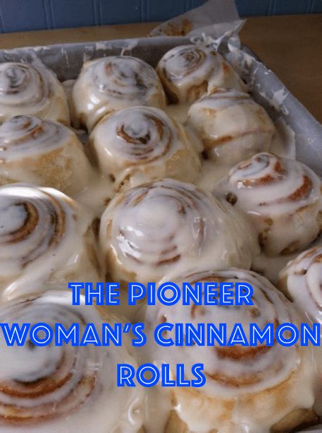 The Pioneer Womans Cinnamon Rolls In 2020 Pioneer Woman Cinnamon