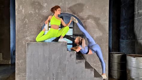Stretching With A Partner Contortion Flexibility Training Routines