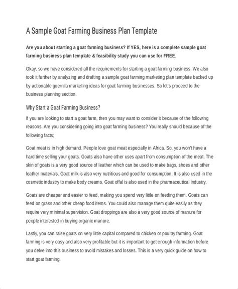 Financial model templates for agriculture businesses: Farm Business Plan Template - 9+ Free Sample, Example, Format Download! | Free & Premium Templates