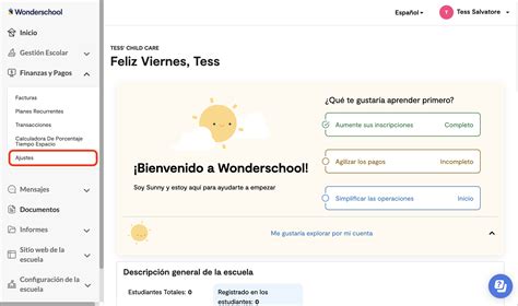 Adición de ingresos y gastos en Wonderschool 2.0 – Wonderschool