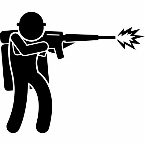 Army Attack Gun Shooting Icon Download On Iconfinder