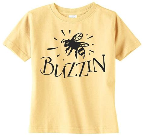 Buzzin T Shirt Bumble Bee Honey Bee Girls Tees Bees Etsy Shirts