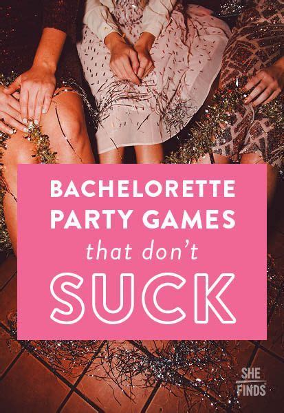 Bachelorette Party Games That Dont Suck Wedding Bachelorette Party