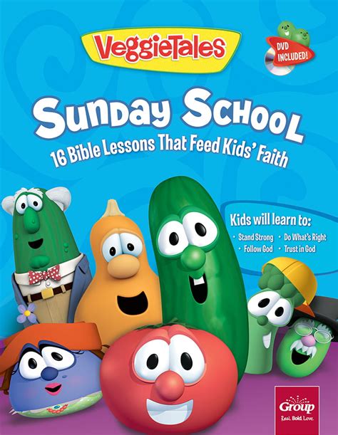 Veggietales Sunday School Volume 1 16 Bible Lessons That Feed Kids