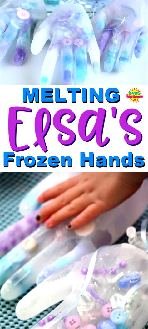 Melting Elsas Frozen Hands Activity In 2020 Preschool Science