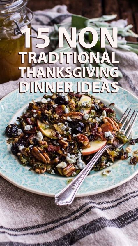 Italian roasted mushrooms and veggies: 15 Non Traditional Thanksgiving Dinner Ideas | Traditional ...