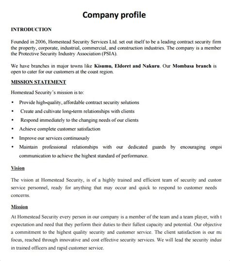A company profile is a professional introduction of the business and aims to inform the audience about its products and services. FREE 10+ Company Profile Samples in Pages | MS Word | PDF