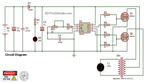 Inverter circuit gives alternating current (ac) output from battery power source, but the battery requires constant dc supply to get charge, so the every we need to provide ac input power to those circuits, then only we can get ac output from inverter circuit. DIYTechStudio: 12V to 220V inverter using IR2153 with casing | Emergency Light
