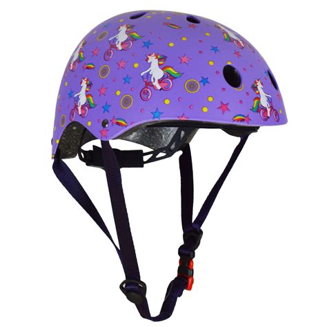 Kids Safety Helmet Matte Unicorn Small Kiddimoto
