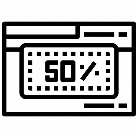 Coupon Voucher Discount Commerce Shopping Icon Download On Iconfinder