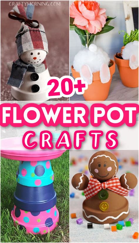 Flower Pot Crafts Flower Pot Crafts Terra Cotta Pot Crafts Diy Mini