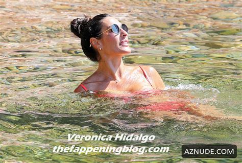 Veronica Hidalgo Seen In A Bikini While Shooting In Costa