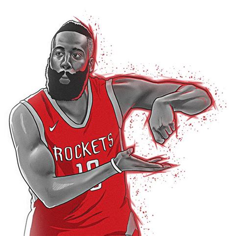 Nba Mvp Illustration Lebron Curry Harden Personal On Behance Nba