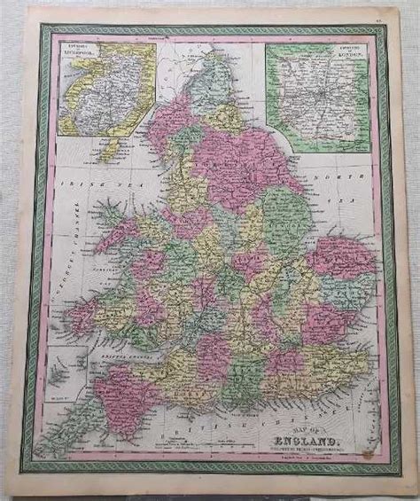 Cowperthwait Map Of England And Wales 1850