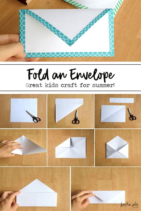 Diy Paper Envelope Easy Kendra John Designs Recycled Paper