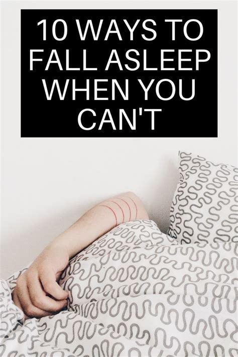 10 Ways To Fall Asleep When You Cant Ways To Fall Asleep How To