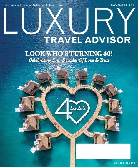 Luxury Travel Advisor November 2021 Pdf Download Free