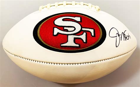 Sold Price Sale 49ers Joe Montana Signed Logo Football June 6