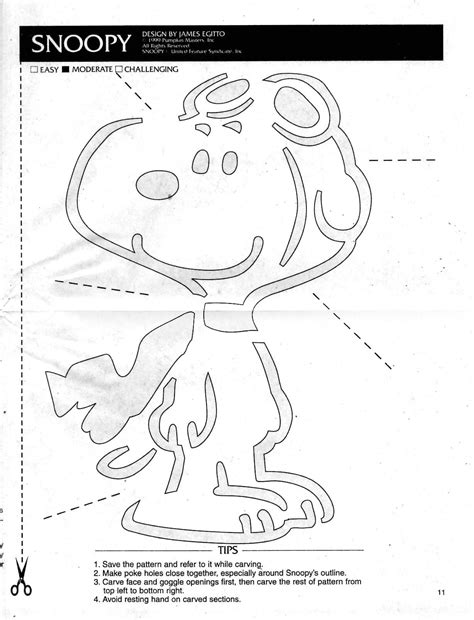 Peanutscharlie Brown Snoopy Pumpkin Stencil Pumpkin Pattern