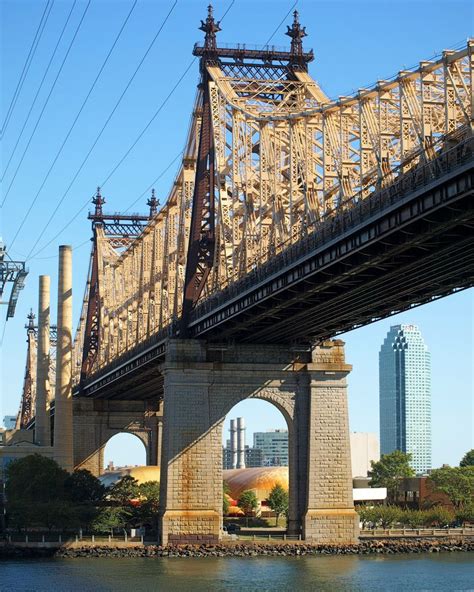 Queensboro Bridge Over East River Queens Nyc Queens New York