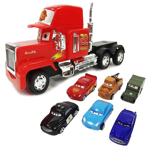 Buy Transport Car Carrier Truck Toy For Kids Includes 6 Cars Cars