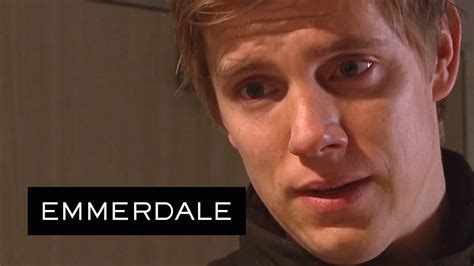 Emmerdale Robert Makes Aaron Cry Youtube