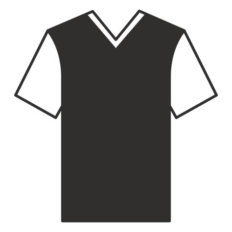 Diseño Png Y Svg De Icono Plano De Camiseta Con Cuello En V Para Camisetas