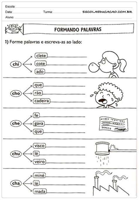 Dez Palavras Com Ch