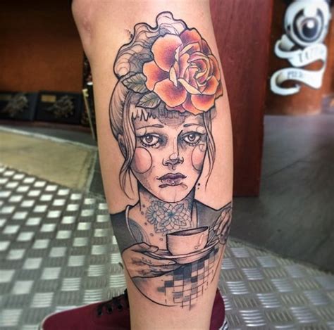 Tattoofriday Os Belos Retratos De Mulheres Esboçados Na Pele Por