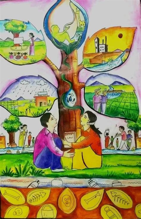 World water day, on 22 march every year, is about taking action to tackle the water crisis. State Level Painting Competition Conducted - Water ...