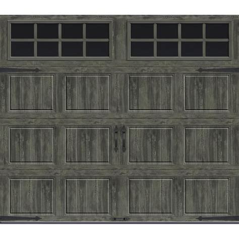 Ideal garage doors are experts in garage doors installation and repairs we are a family run business, giving friendly honest and professional advice is what makes our company a success. Ideal Door® Designer 10' x 8' Oak Slate Insulated Garage ...