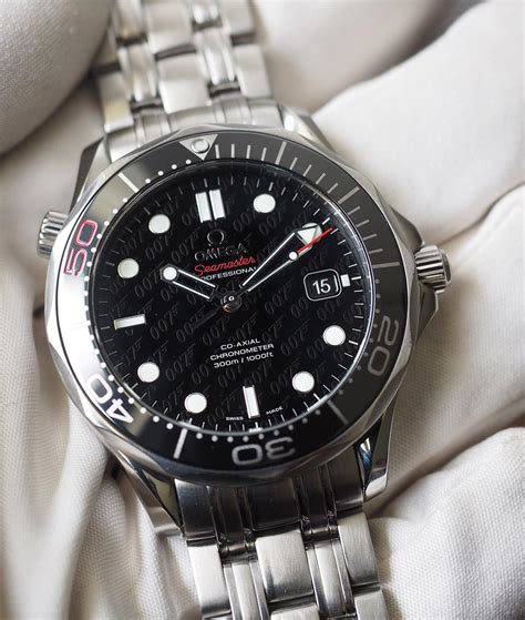 Wts Omega Seamaster Diver 300m Co‑axial 41mm James Bond 50th