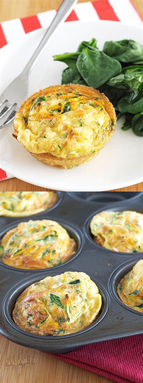 I froze mine on a sheet pan the night before. Carrot and Zucchini Mini Frittatas - The Breakfast Drama ...