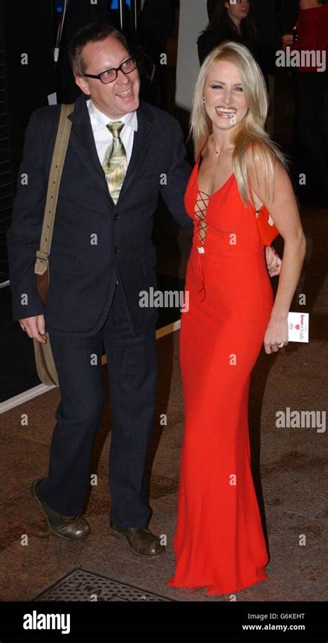 Comedian Vic Reeves With His Wife Model Nancy Sorrell Arrive For The Uk Charity Film Premiere