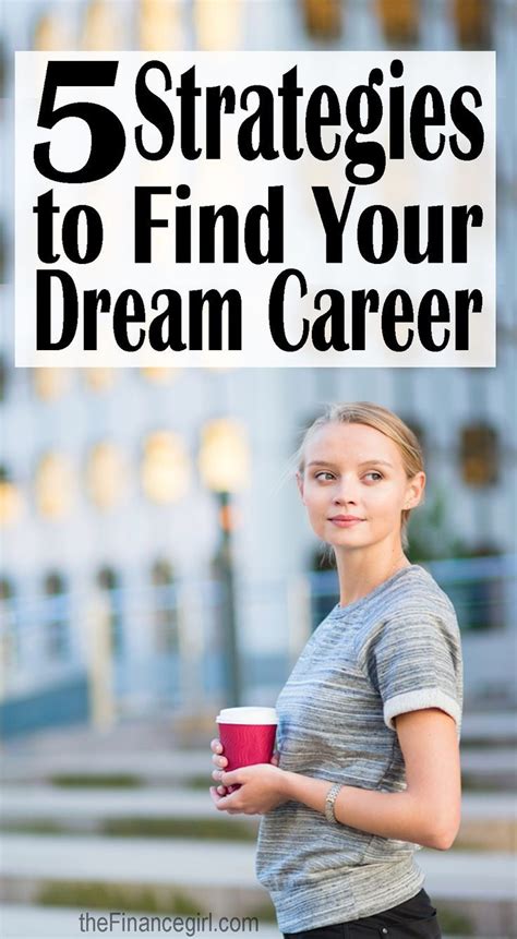 5 Strategies To Help You Find Your Dream Career Dream Career Job
