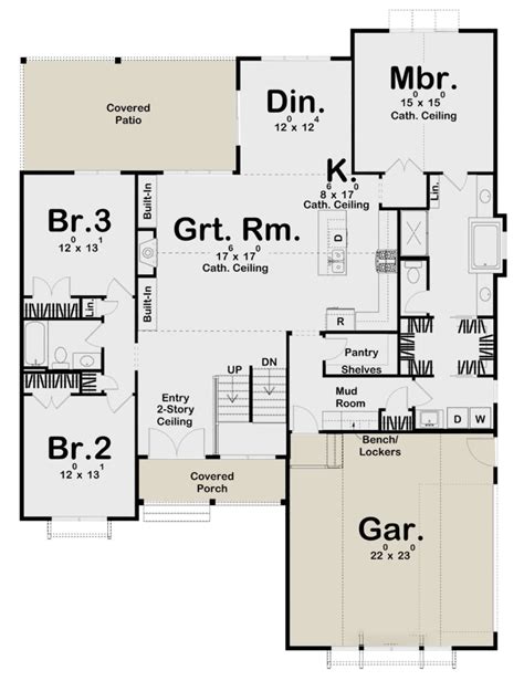 Modern Farmhouse Plan 2015 Square Feet 3 Bedrooms 2 Bathrooms 963