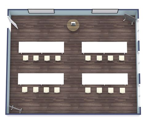 Conference Room Floor Plan Classroom Style