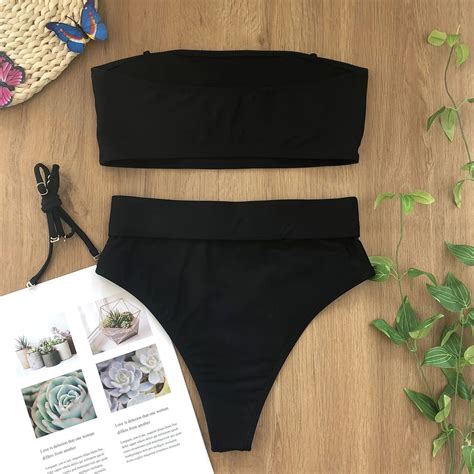 New Product 2020 Swimwear Custom Mental Buckle Women Sexy Bikini Buy