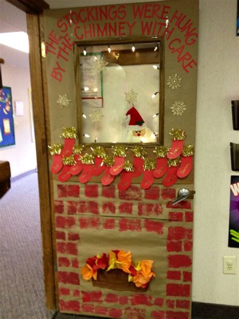 43 Adorable Winter Classroom Door Decoration Ideas  Christmas