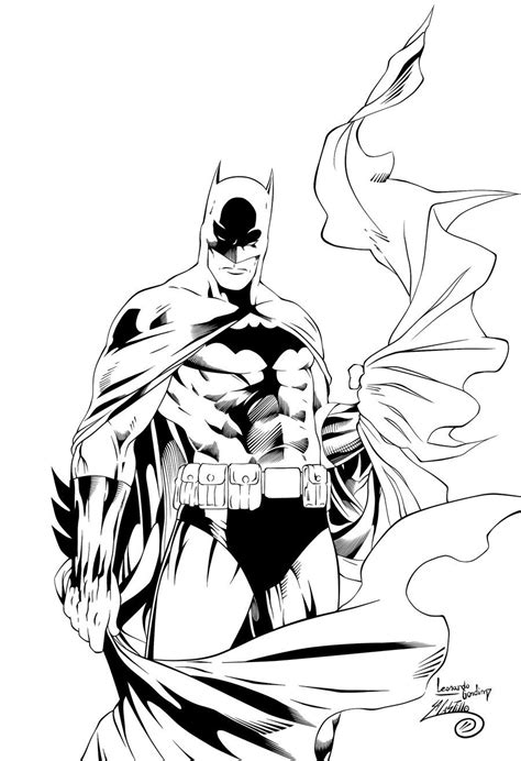 The Batman Ink1 By Swave18 On Deviantart Batman Coloring Pages