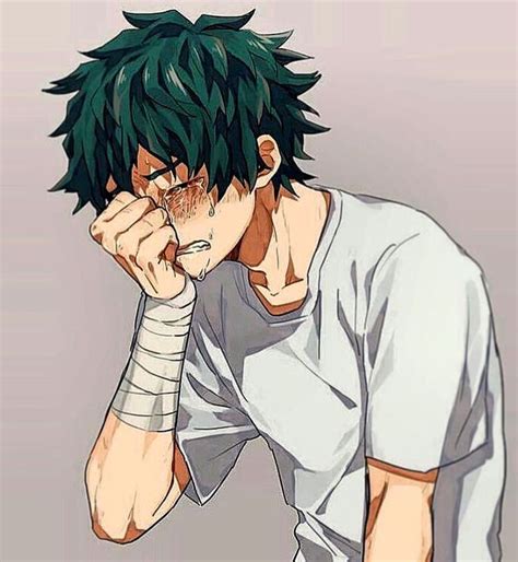 Sad Anime Boy Mha Three Smoke Kineticist Feats Hero