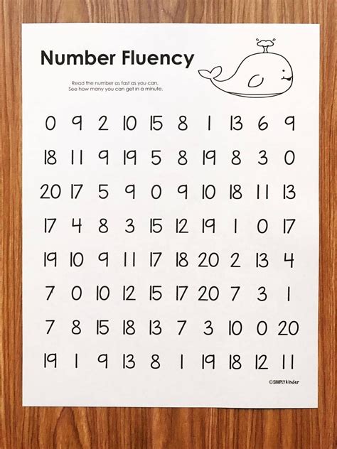 Learning To Reading Numbers Worksheet